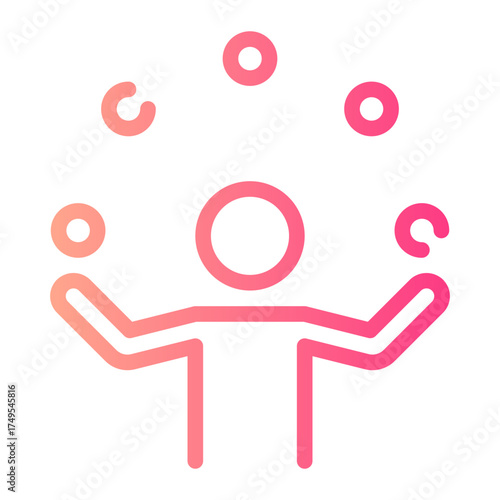circus gradient icon