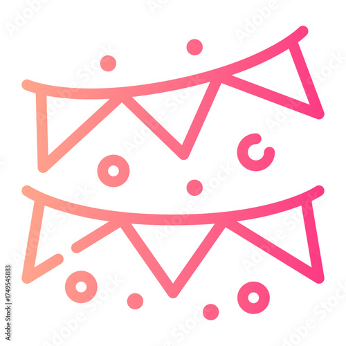 garland gradient icon