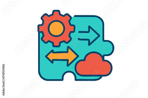 System configuration and data exchange process management using cloud technology