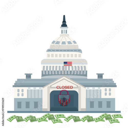 US Government Shutdown – Capitol Closed and Money Halted 
