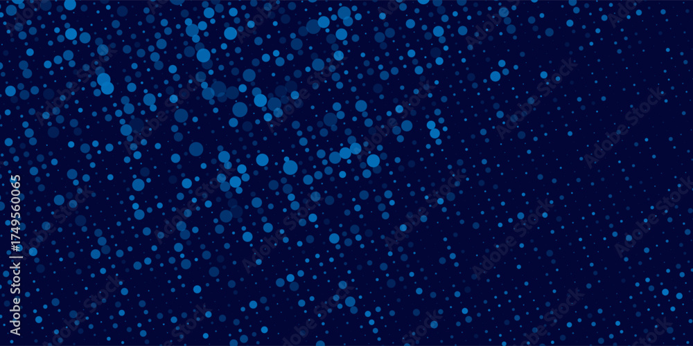 Fototapeta premium Dots halftone blue color pattern gradient texture with technology digital background. Dots pop art comics with summer background. Eps10