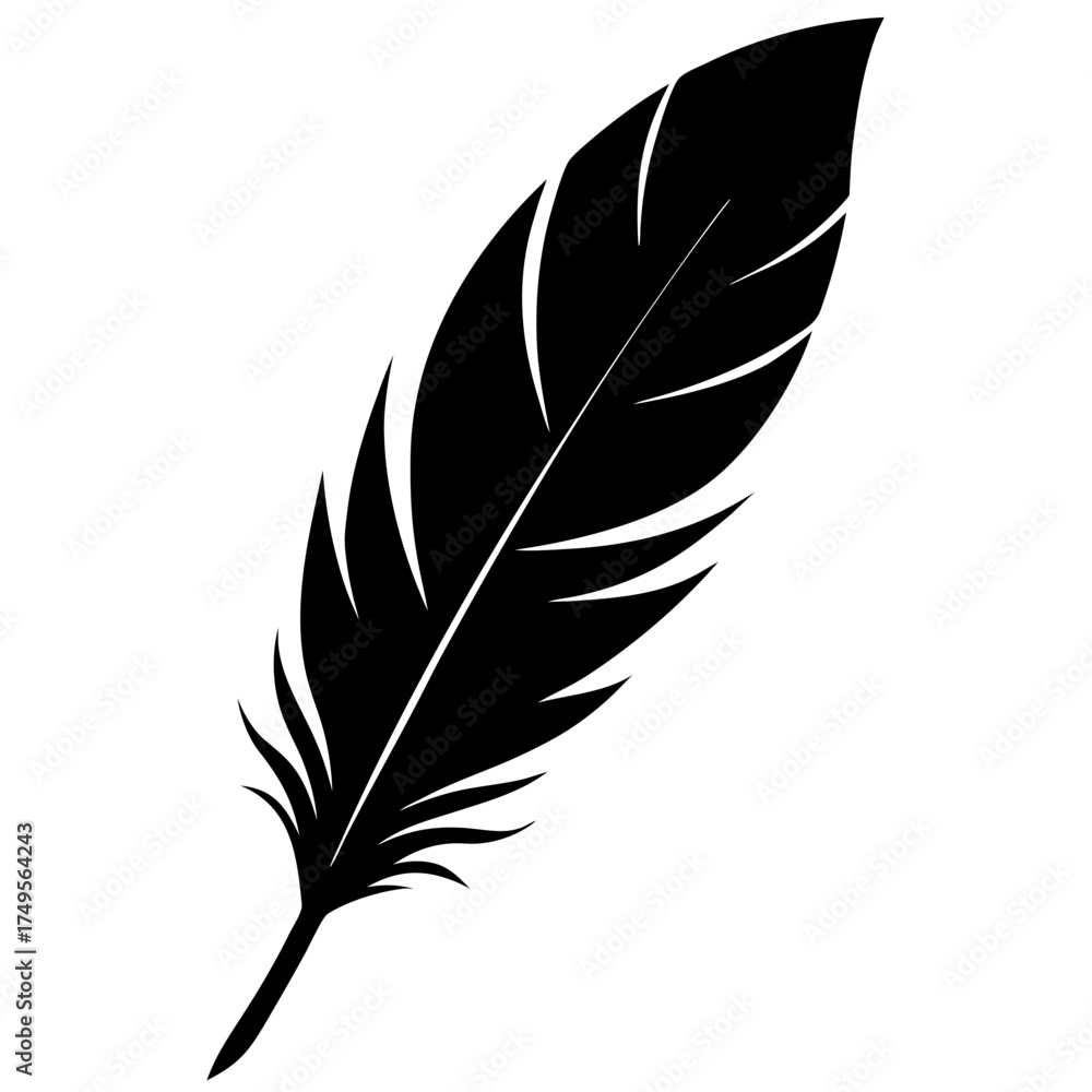Fototapeta premium feather vector illustration