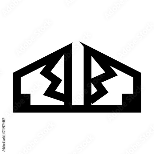 lack and white illustration of a drink glass with straw, minimalist beverage vector design.
