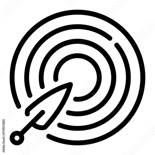 dart line icon