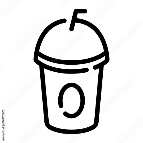 drink line icon