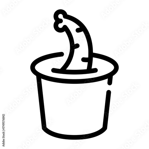 magic hat line icon