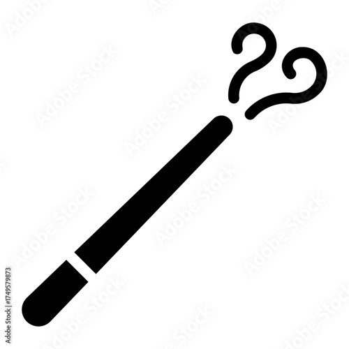 magic wand glyph icon
