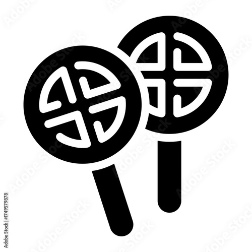 lolipop glyph icon