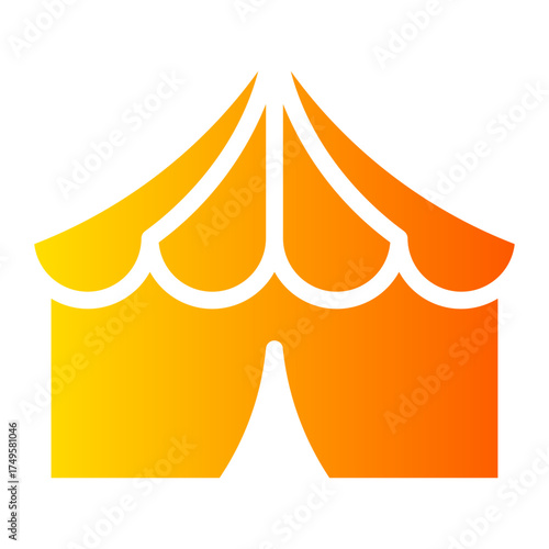 circus gradient icon