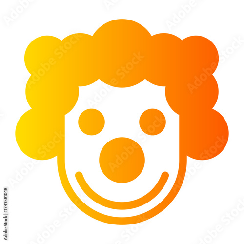 clown gradient icon