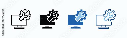 Troubleshooting Icon Sheet Multiple Style Collection Isolated Vector