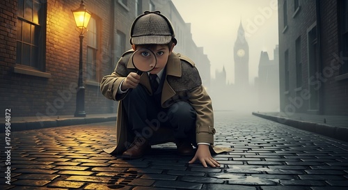 Young Detective on the Case - A Childs Sherlock Holmes Adventure.