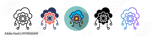 Machines multiple icon