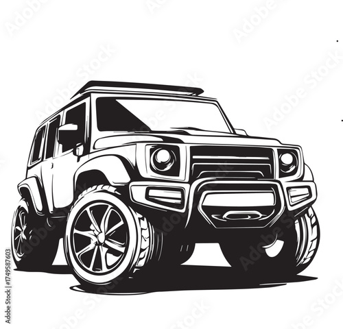 vector illustration of a car