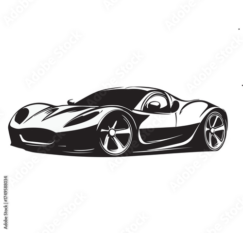 sports car vector