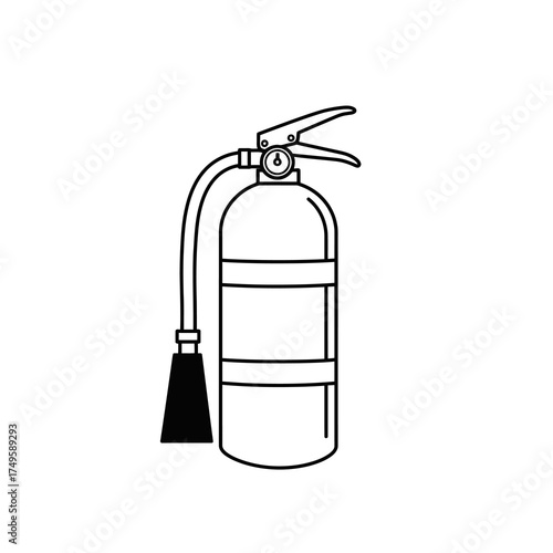 Fire Extinguisher Icon - Safety Equipment for Emergency Response