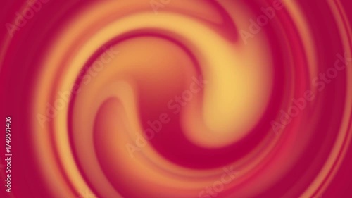 Fiery Sunset Orange and Red Spiral Gradient