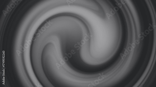 Smoky Gray and Black Swirling Vortex Background