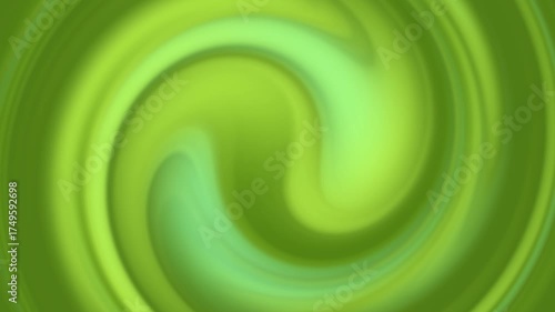 Earthy Olive Green Swirling Gradient Loop