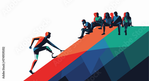 Young child feeding ducks casts bread against simple white background, capturing simple delight, also translated into English as Young child feeding ducks.