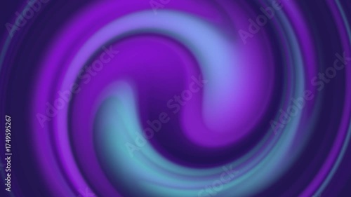 Galaxy Cyan and Purple Spiral Gradient Background