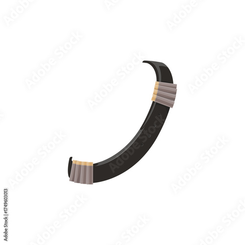 Gun belt with bullets, Holster icon logo flat vector design