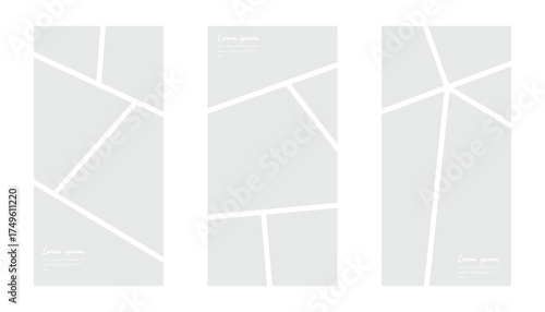 1:2 photo panel display for a standing banner design (comic aesthetic)