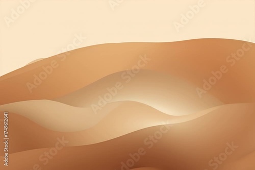 Abstract Desert Waves - A Serene and Minimalist Background.