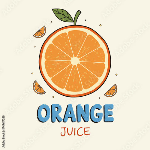 Orange art. Oranges fruit artwork. Organic farm poster design.  Fresh orange fruit print. Nature fruit club print design. Organic food artwork for for t-shirt.