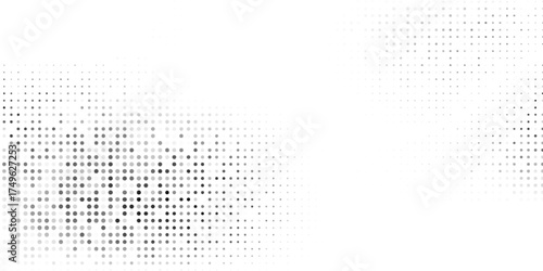 Abstract mesh halftone gradient texture. Vanishing polka dot illustration simple abstract