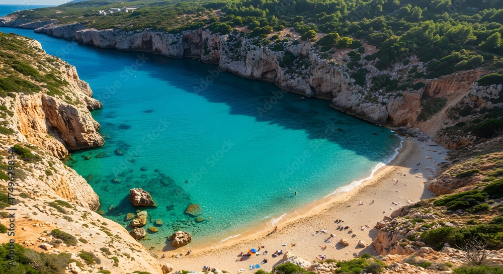 Fototapeta premium Coastal beach cove