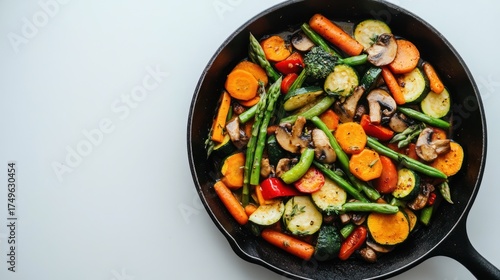 Wallpaper Mural Pan-fried colorful vegetables Torontodigital.ca