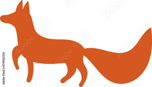 Silhouette of a Fox