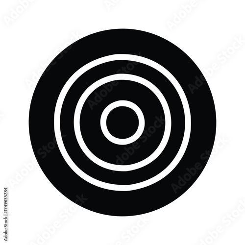 Concentric Circles Target bullseye symbol