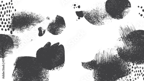 Abstract trendy dust particle texture with grunge defect shapes background design  