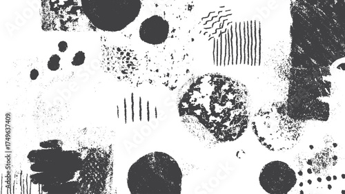 Abstract trendy dust particle texture with grunge defect shapes background design  