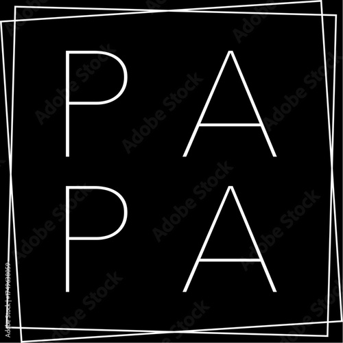 Papa Vater Grafik Vektor Familie