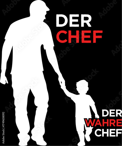 Papa Vater Grafik Vektor Familie