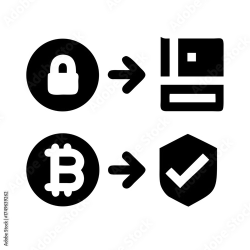 Securing digital assets a visual representation of blockchain technology
