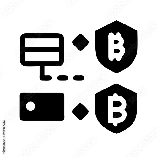 Secure bitcoin network with data protection
