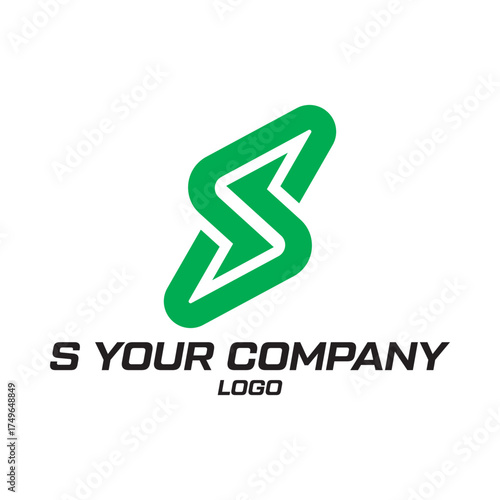 Vibrant S logo bolt icon symbolizes power, energy, and innovation for modern tech brand identity and app design, sparking creativity