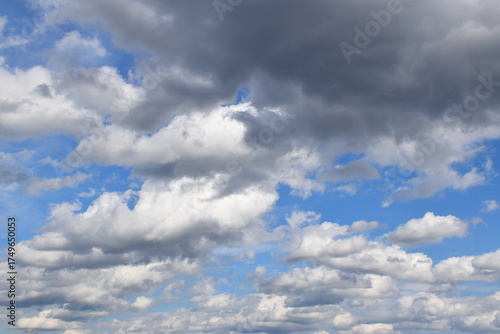 Clouds in an autumn sky, Sainte-Apolline, Québec, Canada