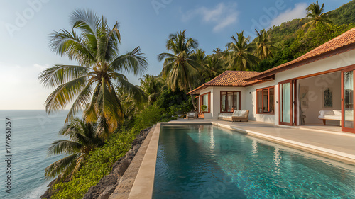 Fototapeta Naklejka Na Ścianę i Meble -  swimming pool in hotel