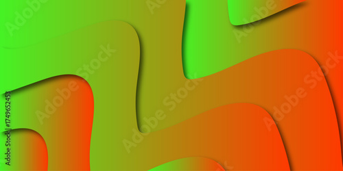 Multi layers 3D papercut color vector background design effect. For web, wall paper, brochure and other pattern designs. Geometric technology abstract pattern.