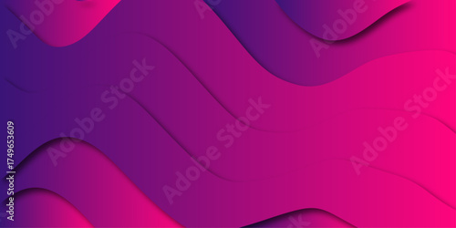 Multi layers 3D papercut color vector background design effect. For web, wall paper, brochure and other pattern designs. Geometric technology abstract pattern.