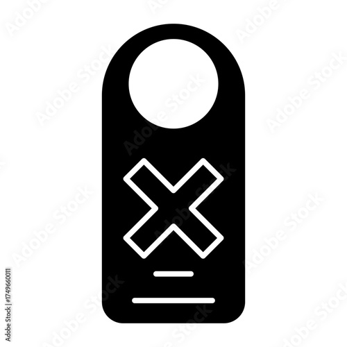 Do Not Disturb glyph icon