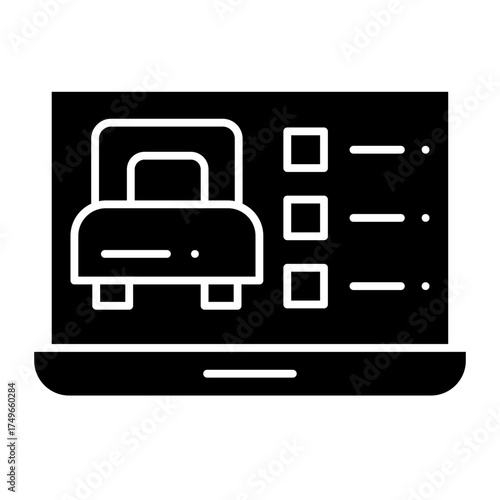 Reservation glyph icon