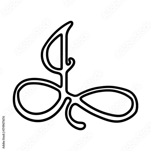 Alphabet Icon J