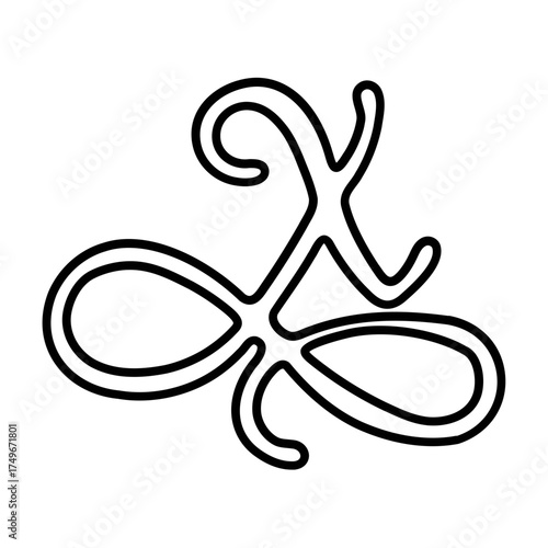 Alphabet icon X