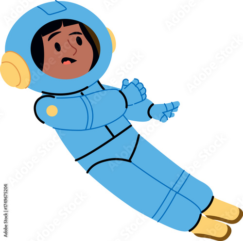 Astronaut in Space Suit